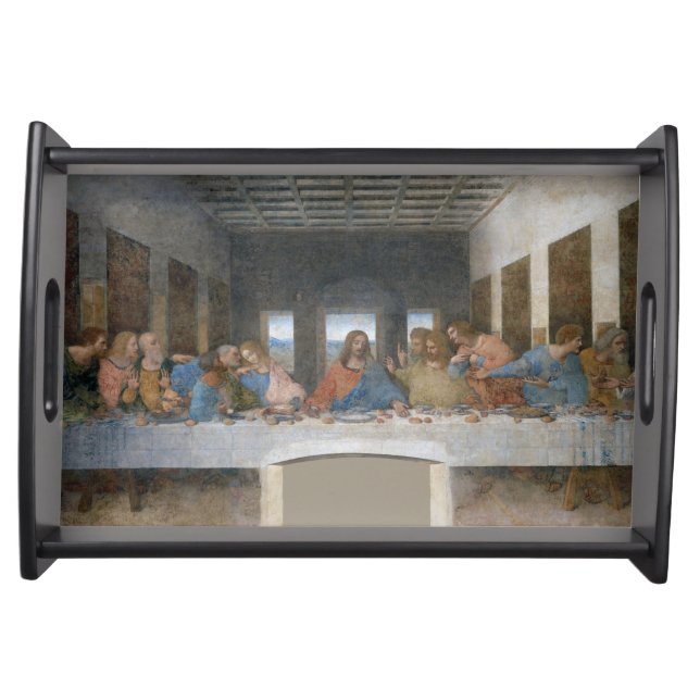 The Last Supper, Leonardo da Vinci, 1495-1498 Serving Tray (Front)