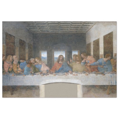 The Last Supper Leonardo da Vinci 1495_1498 Tissue Paper