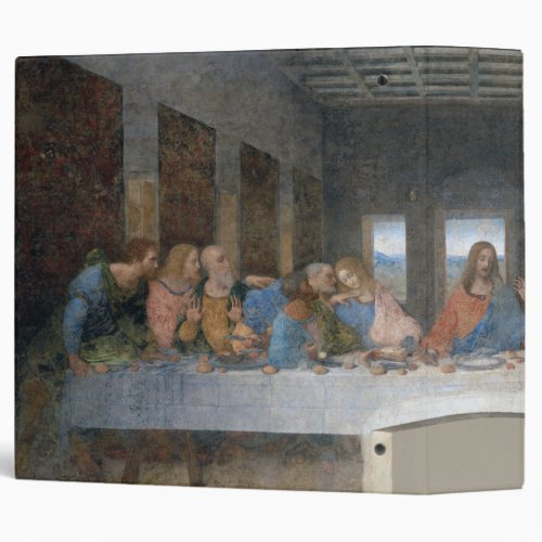 The Last Supper Leonardo da Vinci 3 Ring Binder
