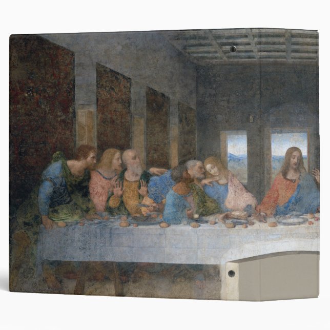 The Last Supper, Leonardo da Vinci 3 Ring Binder (Back/Spine)