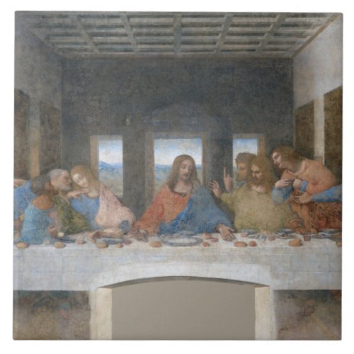 The Last Supper Leonardo da Vinci Ceramic Tile