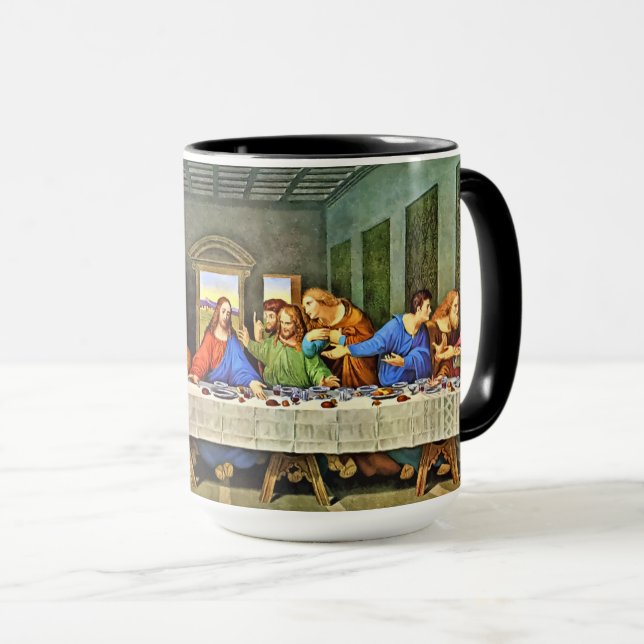 The Last Supper Leonardo Da Vinci Mug (Front Right)