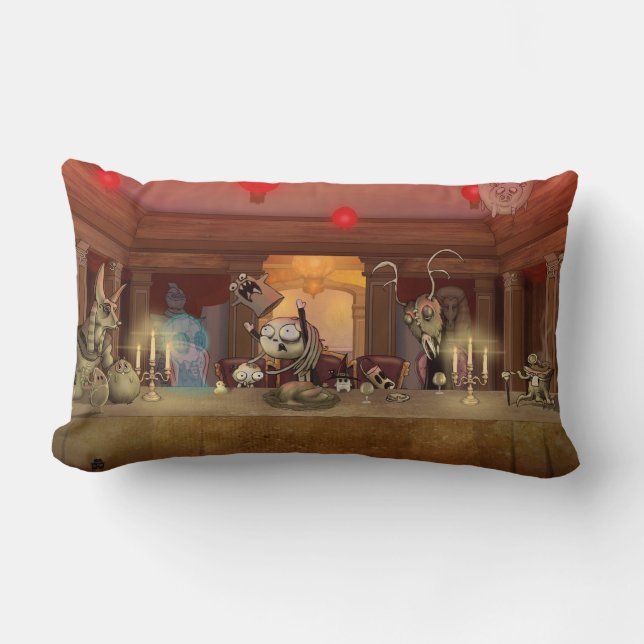 The Last Supper Lumbar Pillow (Front)