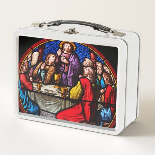 The last supper metal lunch box