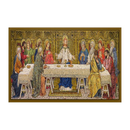 The Last Supper Mosaic  Acrylic Print