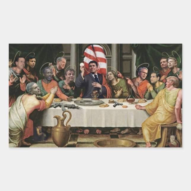 The Last Supper of the Republican Party Rectangular Sticker (Front)
