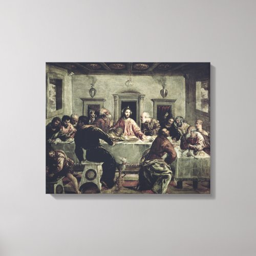 The Last Supper oil on canvas 2 Canvas Print