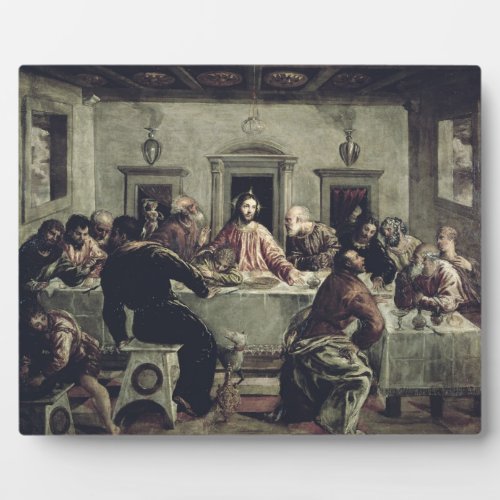 The Last Supper oil on canvas 2 Plaque