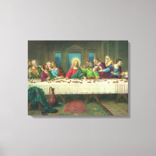 The Last Supper Originally by Leonardo da Vinci Canvas Print