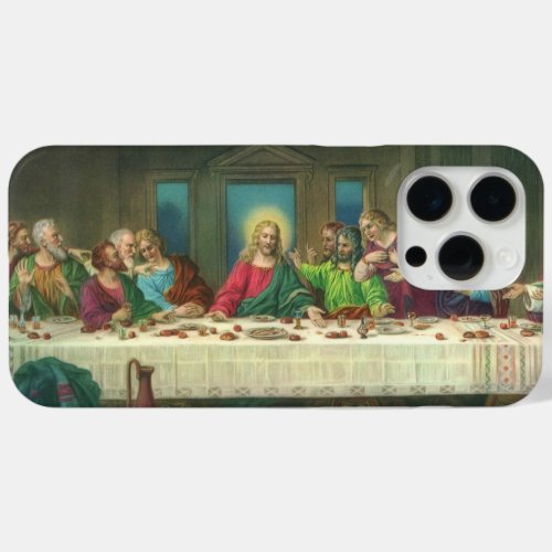 The Last Supper Originally by Leonardo da Vinci iPhone 15 Pro Max Case
