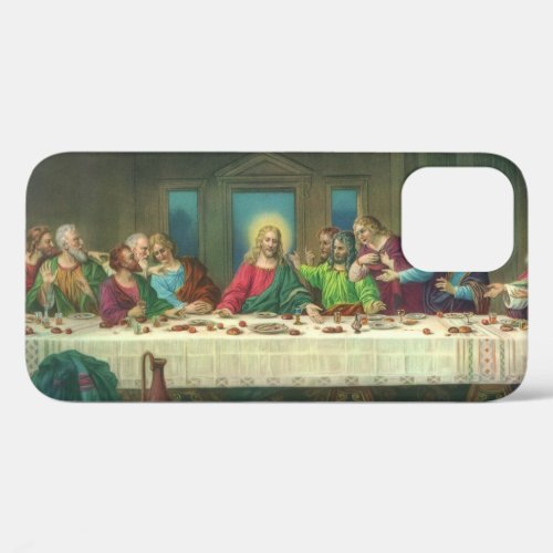 The Last Supper Originally by Leonardo da Vinci iPhone 12 Case