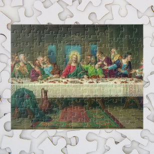 Da Vinci's Last Supper in restored version Jigsaw Puzzle Anime