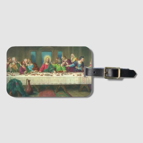 The Last Supper Originally by Leonardo da Vinci Luggage Tag