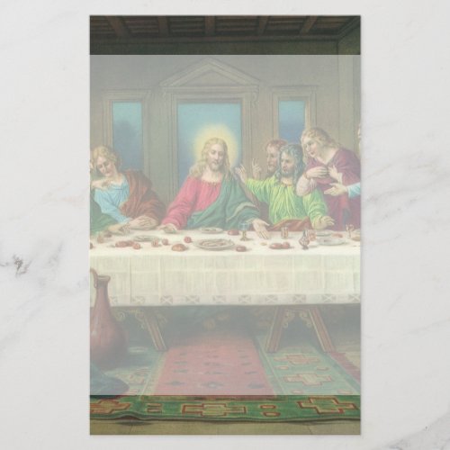 The Last Supper Originally by Leonardo da Vinci Stationery