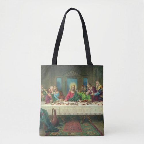 The Last Supper Originally by Leonardo da Vinci Tote Bag