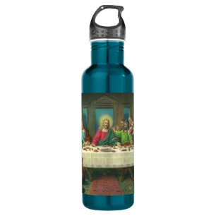 The Last Supper Originally by Leonardo da Vinci Water Bottle
