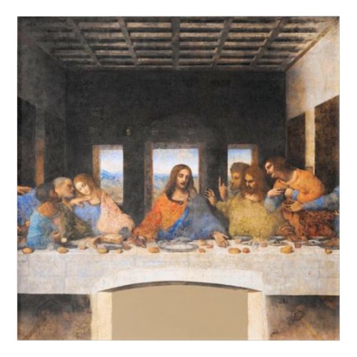 The Last Supper Painting Leonardo Da Vinci Acrylic Print