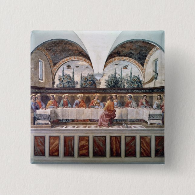 The Last Supper Pinback Button (Front)