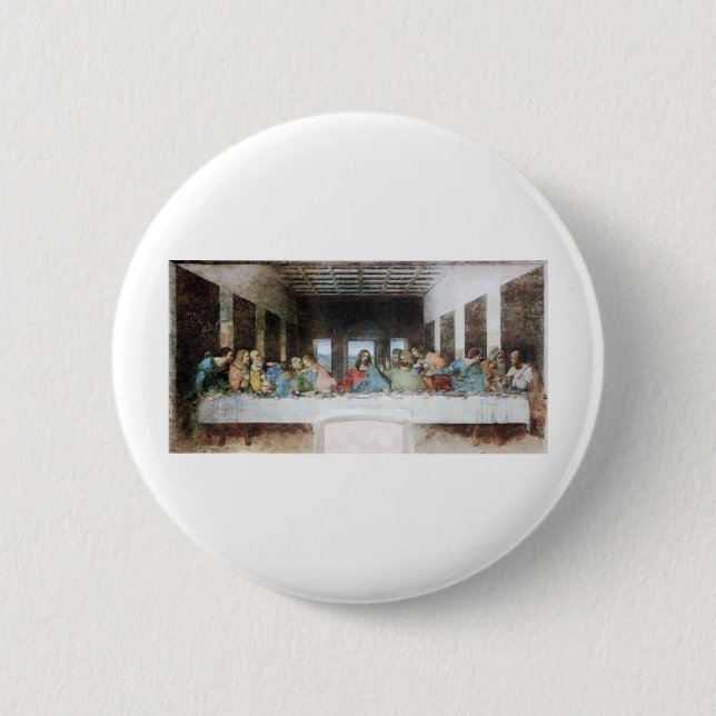 The Last Supper Pinback Button (Front)