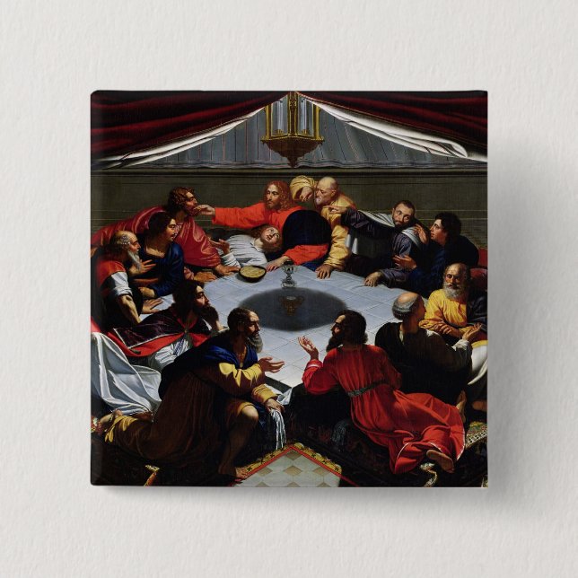 The Last Supper Pinback Button (Front)
