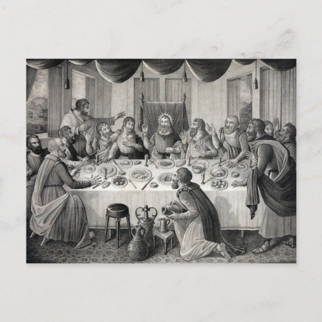 "The Last Supper" postcard (Front)