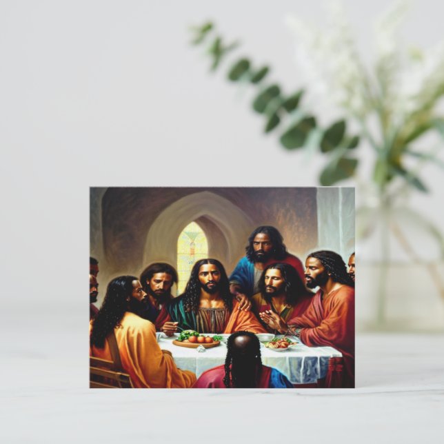 The Last Supper Postcard (Standing Front)