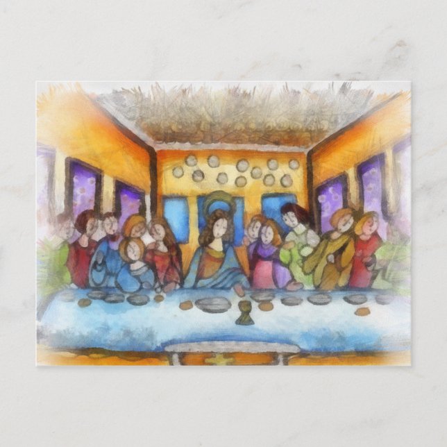 The Last Supper Postcard (Front)