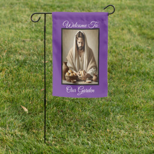 The Last Supper Reflection Garden Flag