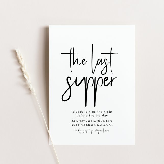 The Last Supper Rehearsal Dinner Invitation (Creator Uploaded)