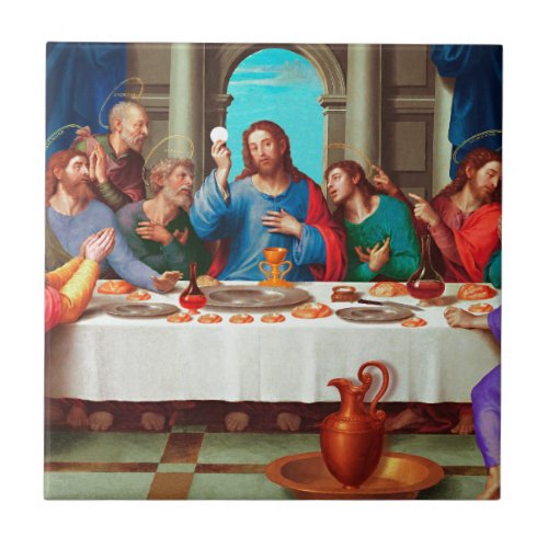 The last supper tile