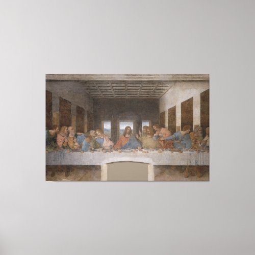The Last Supper  ltima Cena by Leonardo da Vinci Canvas Print