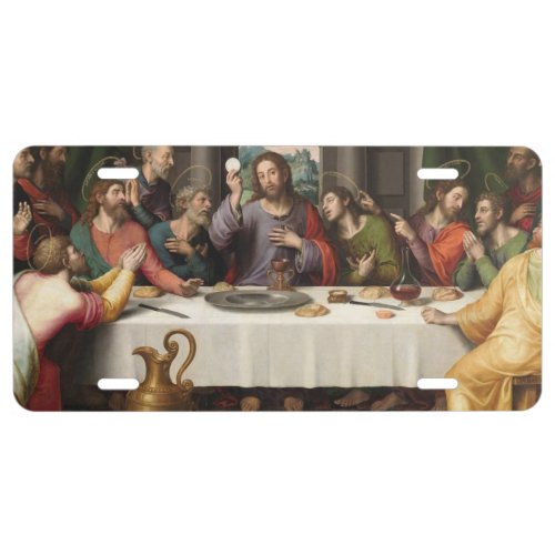 The Last Supper Vicente Juan Masip License Plate