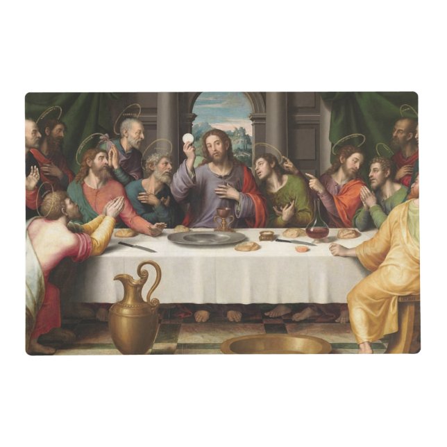 The Last Supper Vicente Juan Masip Placemat (Front)