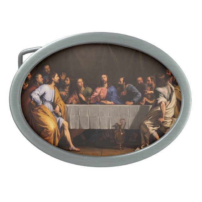 The Last Supper with Disciples Belt Buckle (Front)
