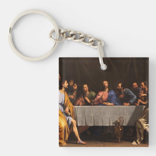 The Last Supper with Disciples Keychain