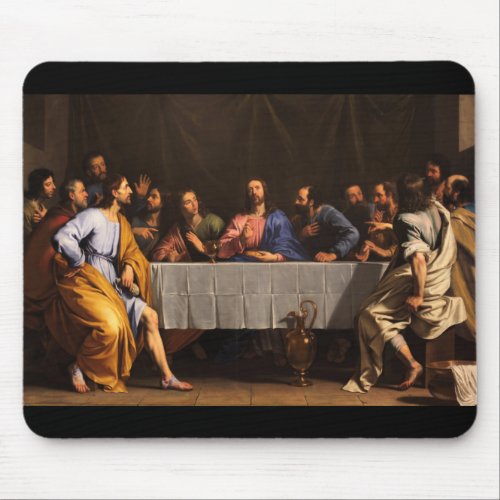 The Last Supper with Disciples Mouse Pad