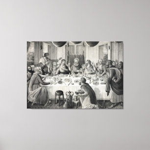 "The Last Supper" wrapped canvas print