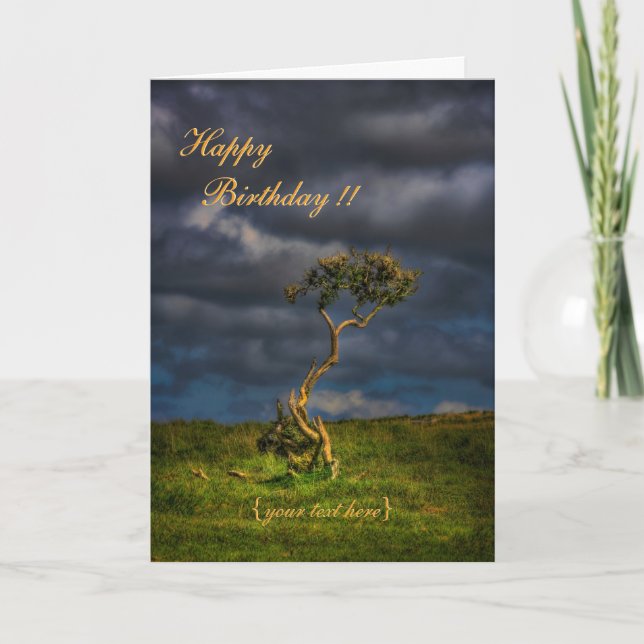 The Last Survivor - Happy Birthday Card (Front)