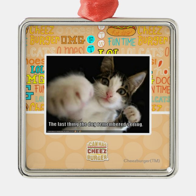 The last thing metal ornament (Front)