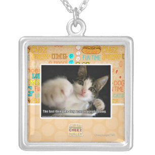 The last thing silver plated necklace