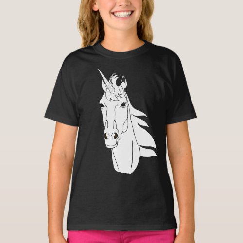 The last unicorn in white T_Shirt