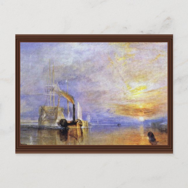 The Last Voyage Of The Fighting Temeraire "" " By Postcard (Front)