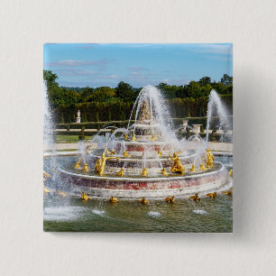 The Latona Fountain in the gardens of Versailles Button