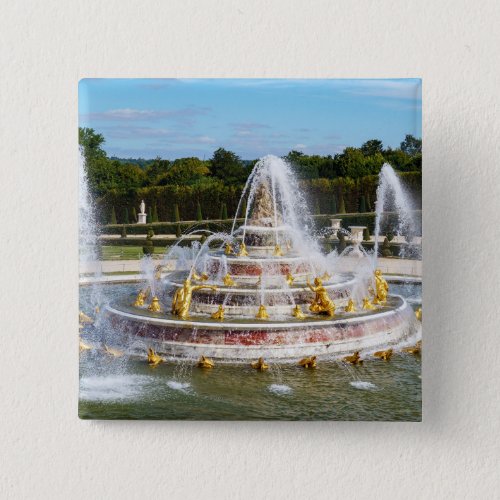 The Latona Fountain in the gardens of Versailles Button