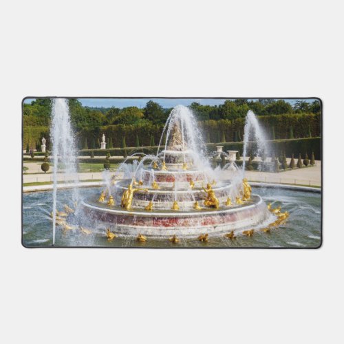 The Latona Fountain in the gardens of Versailles Desk Mat