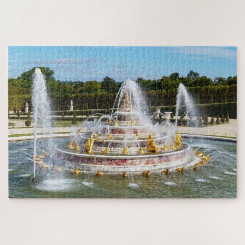 The Latona Fountain in the gardens of Versailles Jigsaw Puzzle