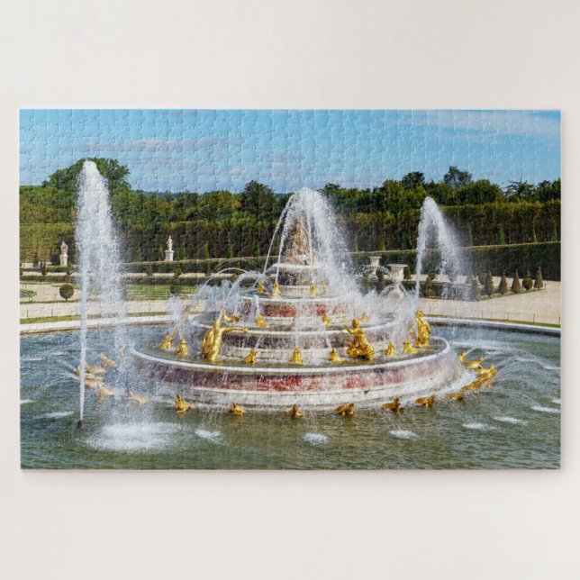 The Latona Fountain in the gardens of Versailles Jigsaw Puzzle (Horizontal)