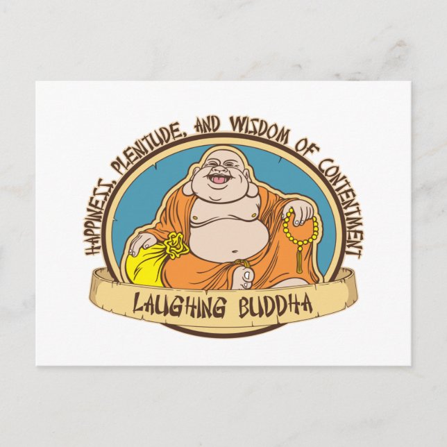 The Laughing Buddha Postcard (Front)