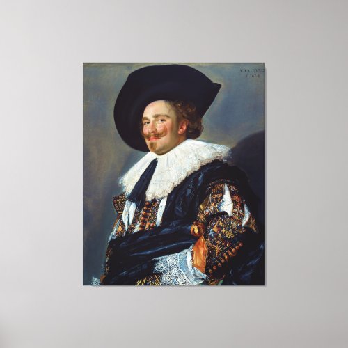 The Laughing Cavalier by Frans Hals 1624 Canvas Print