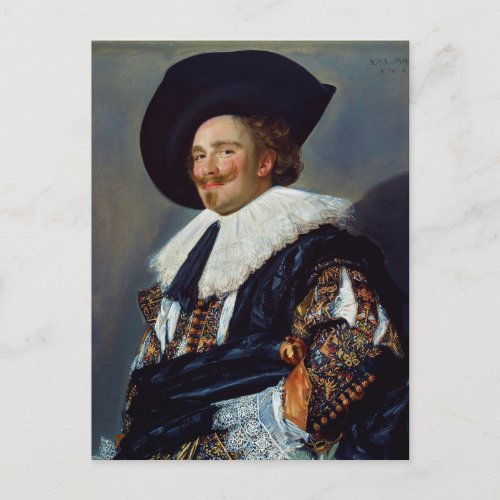 The Laughing Cavalier by Frans Hals 1624 Postcard